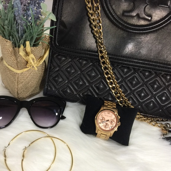 Michael Kors Accessories - Michael Kors Rise Gold Watch